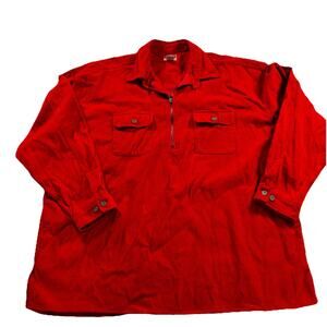 Vintage Marlboro Unlimited Shirt Mens XXL Corduroy Zip Pullover Pockets 90s